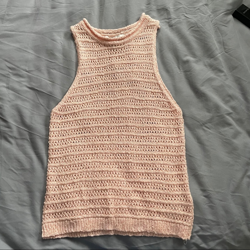 Pink Sweater Vest